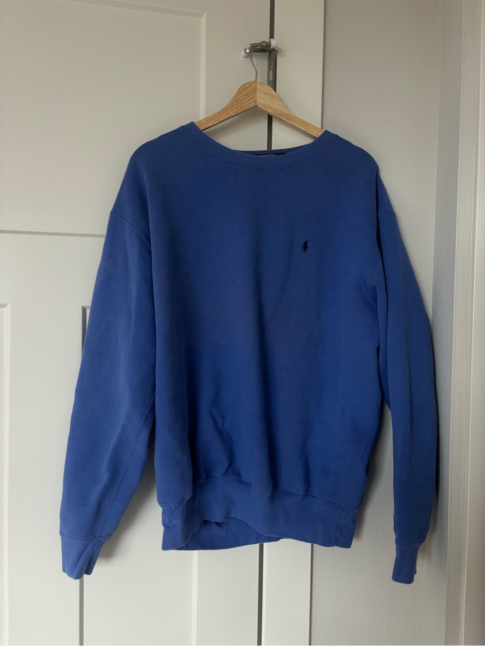 Blue Ralph Lauren Crewneck Sweatshirt  - Classic Logo